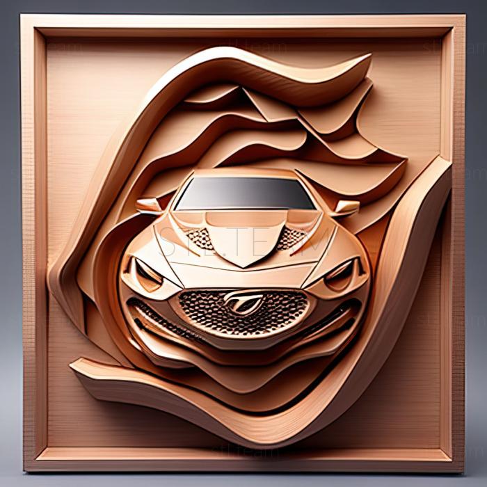 3D model Mazda Luce (STL)